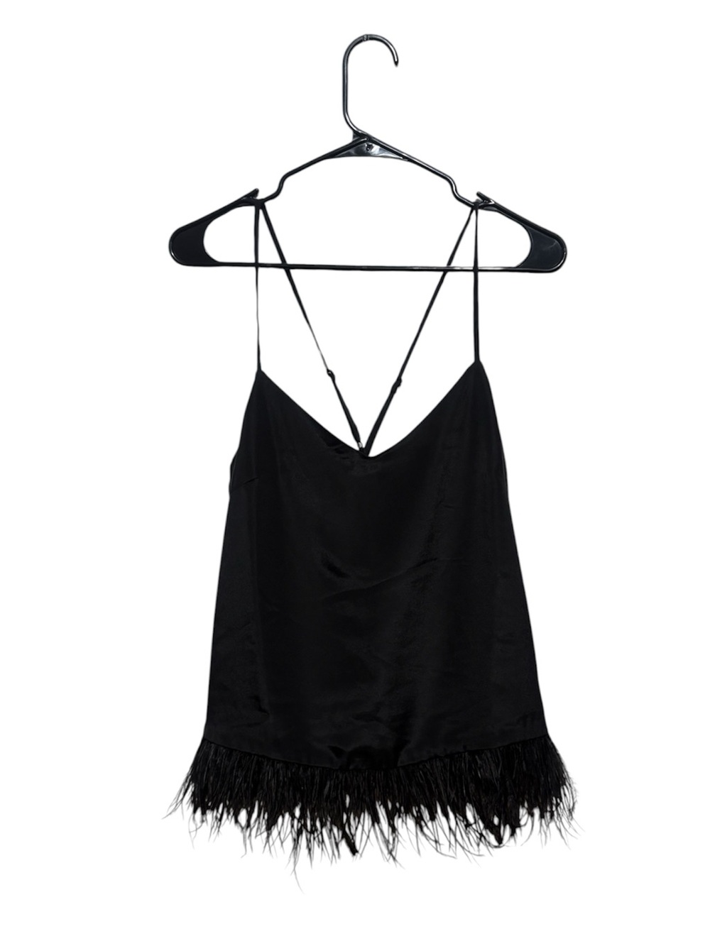 Central Park West Feather Camisole